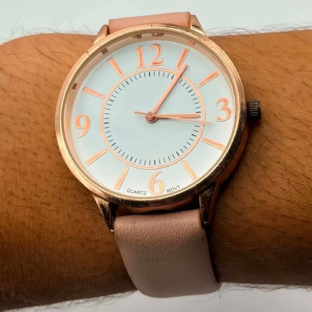 Rose Gold & Pink Watch